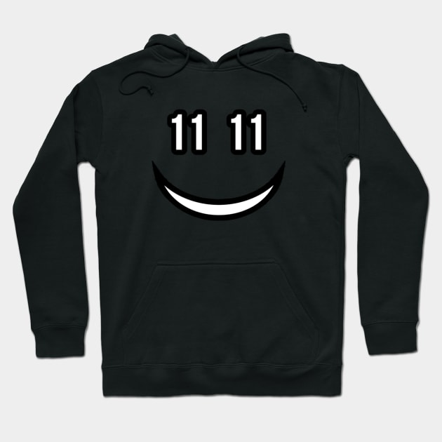 Smile! It's 11:11 Hoodie by DreMagiO